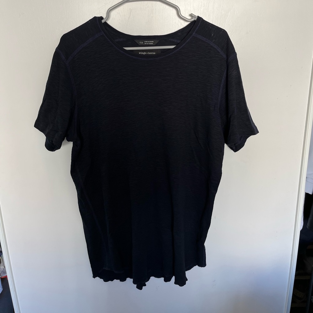 Wings and horns mens t shirt